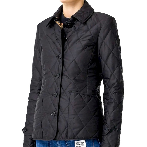 Womens Burberry London Burberry Diamond Quilted Jacket Sale